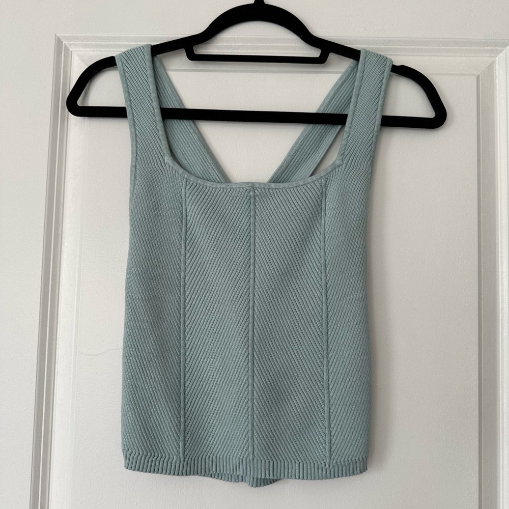 Abercrombie & Fitch Blue Knit Top